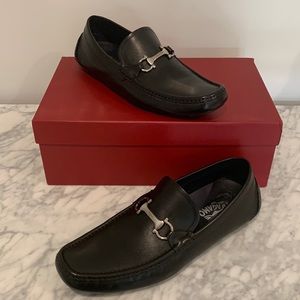Salvatore Ferragamo Black Loafers